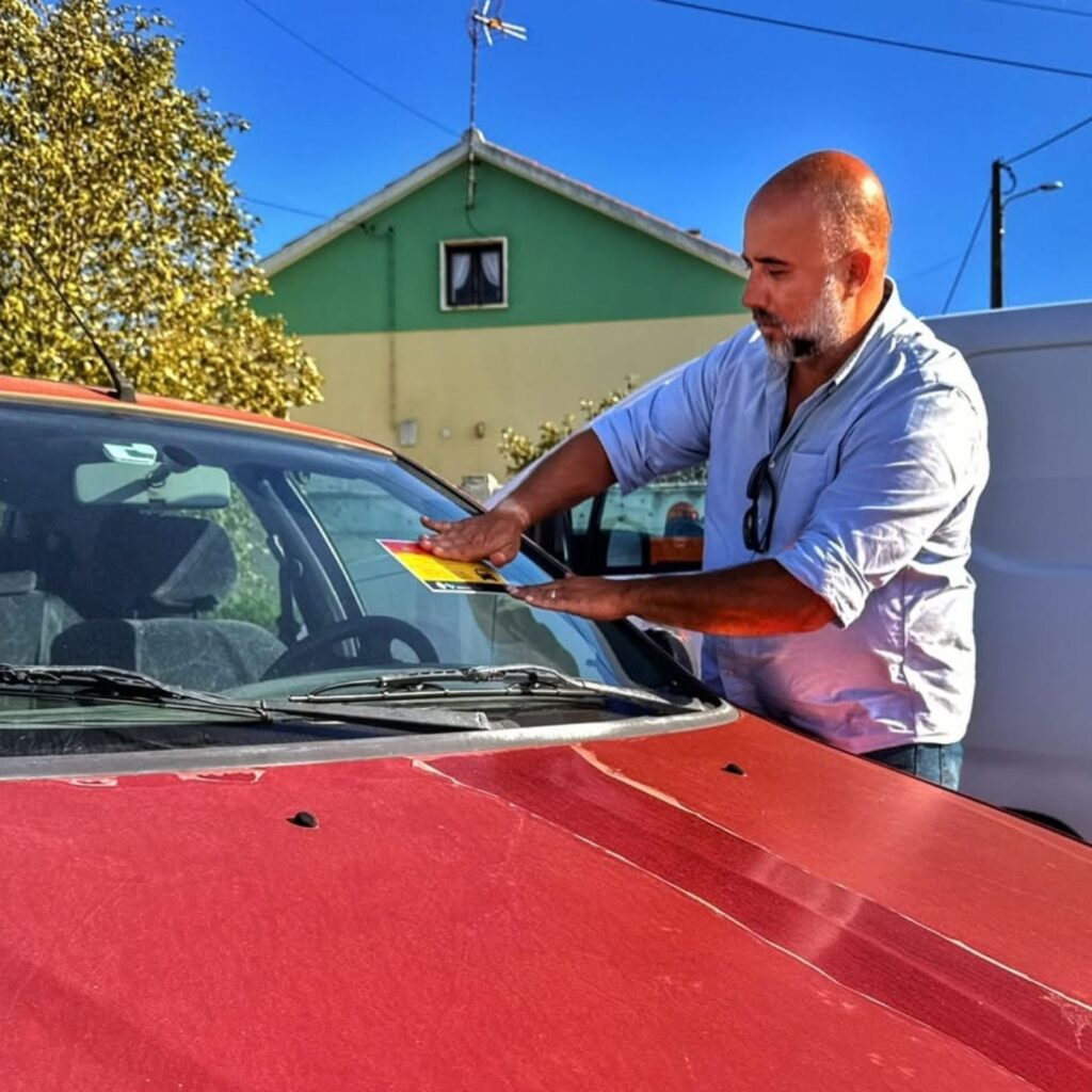 Acção de Sensibilização ao estacionamento prolongado